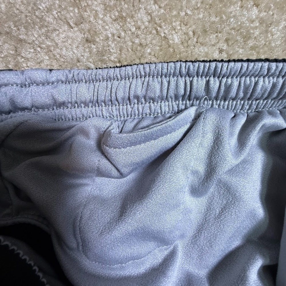 Nike Dri-FIT Swim Trunks Men's XL Black Lined Swoosh Shorts Stash Pocket - Picture 5 of 8